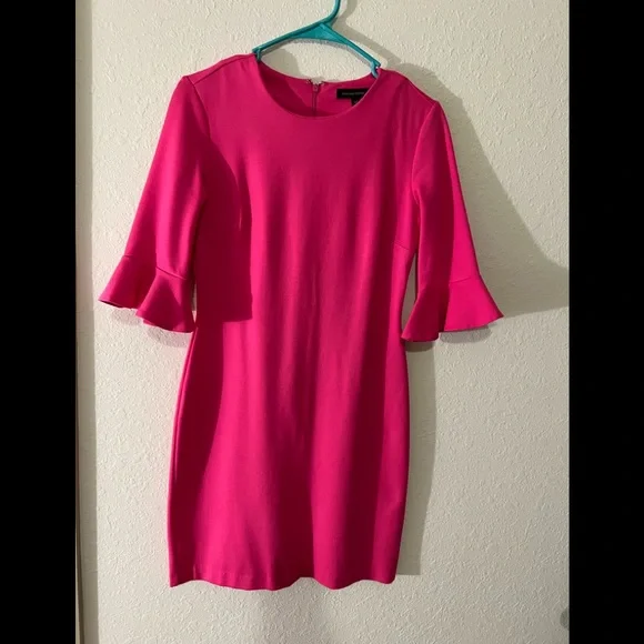banana republic pink shift dress Banana Republic Womens Sleeveless Hot Pink Shift Dress